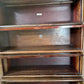 Vintage Modular Globe Wernicke Solicitor Barrister Six Stack Bookcase Glazed Cupboards, c1930