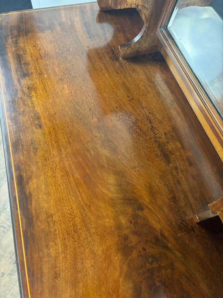 Edwardian Mahogany Inlaid Dressing Table
