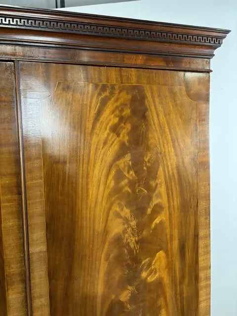 Edwardian Walnut Double Wardrobe