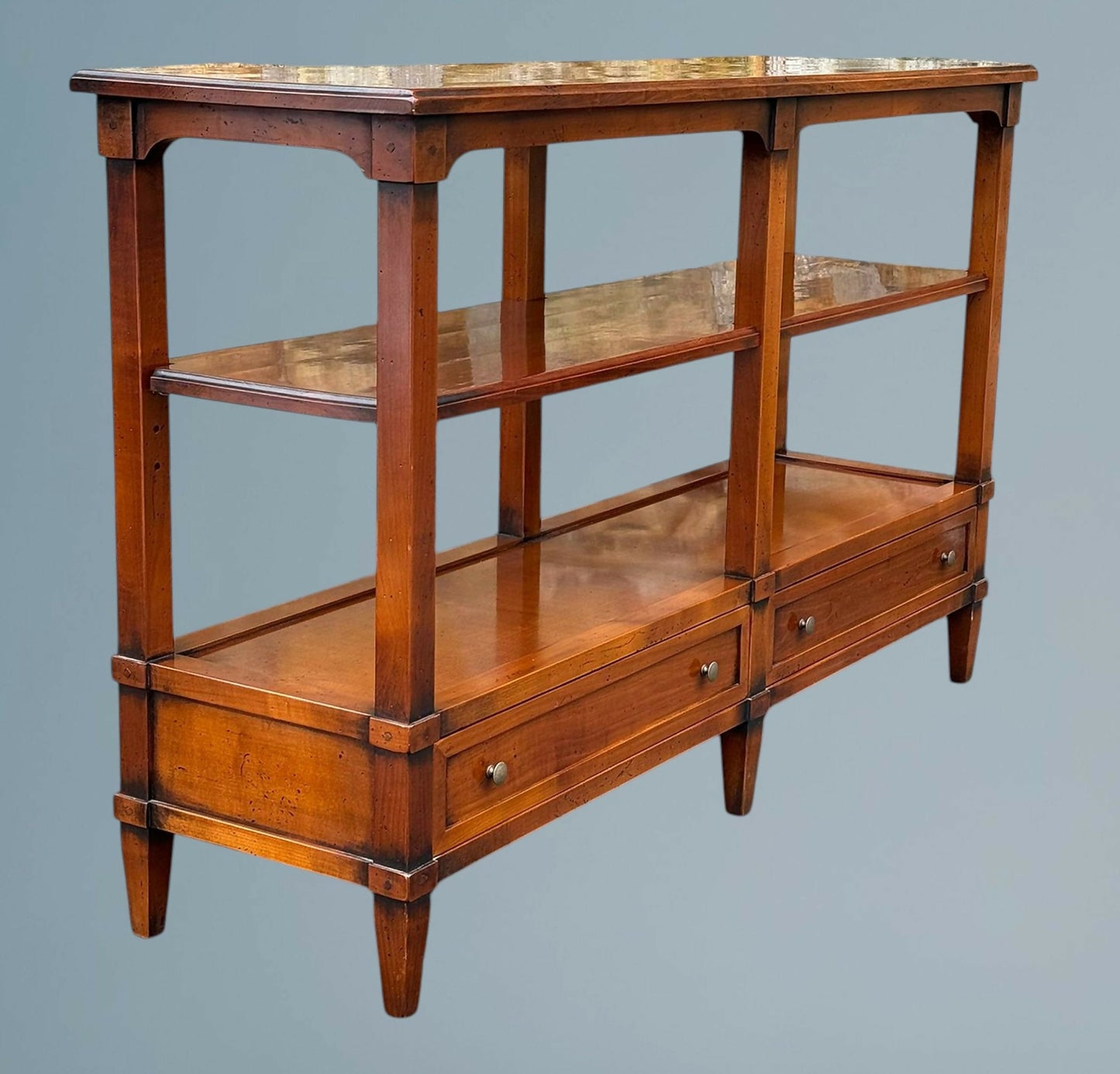 Good Quality French Cherry Bookcase