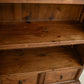 Tall Pine Bookcase with Drawers - Antique Finish