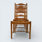 Ercol Set Of 4 Dining Chairs Light Finish Ladderback 1970s FREE UK Delivery*