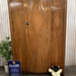 Mid Century B&E Furniture Figured Walnut 1 Door Wardrobe BS 1960