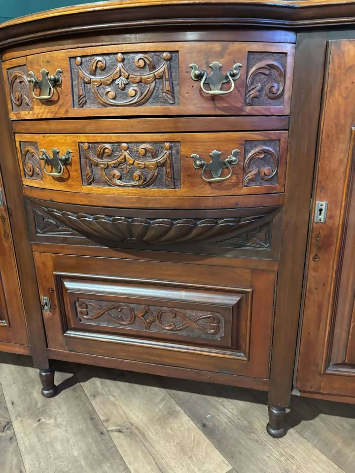 19th Century Walnut Sideboardnb