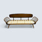 Ercol Studio Couch Day Bed New Webbing Dark Finish Model 355 FREE UK Delivery