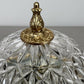 Ceiling Lamp Vintage French Brass Crystal Glass Chandelier Pendant LOT 6470