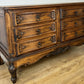 Chest of Drawers Vintage French Louis Oak 6 Drawers Carved Cabinet LOT 6263