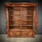 Vintage Victorian Mahogany Glazed Bookcase