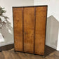 Vintage 1950's Walnut Two Door Wardrobe