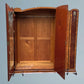Good Quality Art Deco Burr Walnut Triple Door Wardrobe With Ormolu Mounts