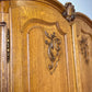 Wardrobe Vintage French Louis XVI Style Four Door Oak Carved Armoire LOT 4929