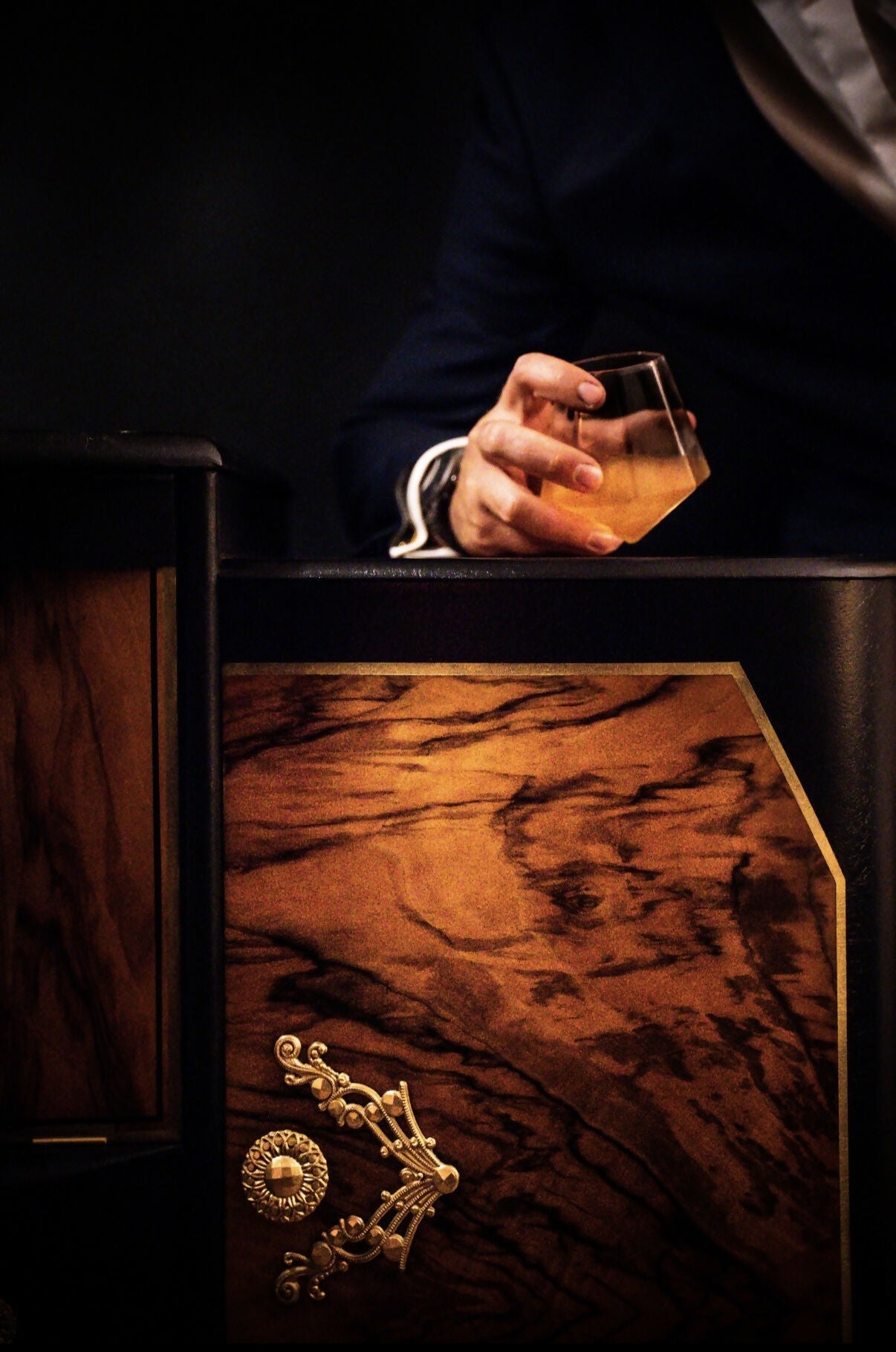Louis Art Deco Drinks Cabinet Cocktail bar