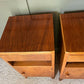 Vintage Bedside Cabinets Pair Circa 1950’s Wood, Beautiful Condition