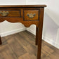 Reproduction Oak Lowboy Console Table