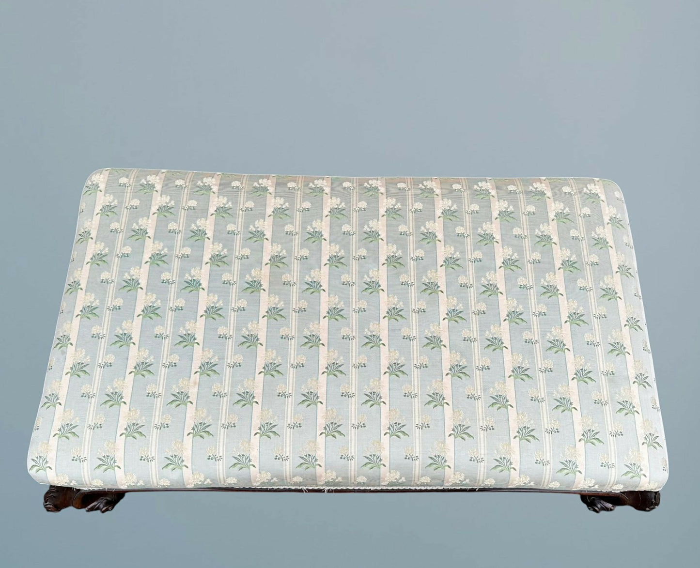 Large 19th Century Victorian Walnut Stool