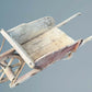 Vintage Antique Rustic French Wheelbarrow, Early 1900s