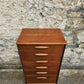 Austinsuite Chest of Drawers: Mid-Century Modern Tallboy Cabinet Teak Six Drawer