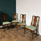 Early 20th 'Gostins' Set of Four Walnut Dining Chairs