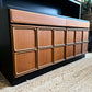 Newly refurbished mcm dresser sideboard by McIntosh mid century teak black danish