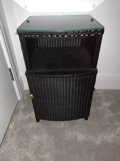 black bedside table front