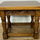 Pair of Bedside Tables Vintage French Oak Nightstands Carved Cabinets LOT 6212