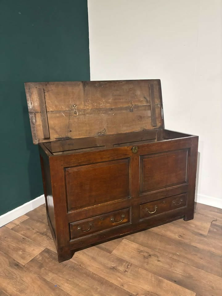 George III Oak Mule Chest