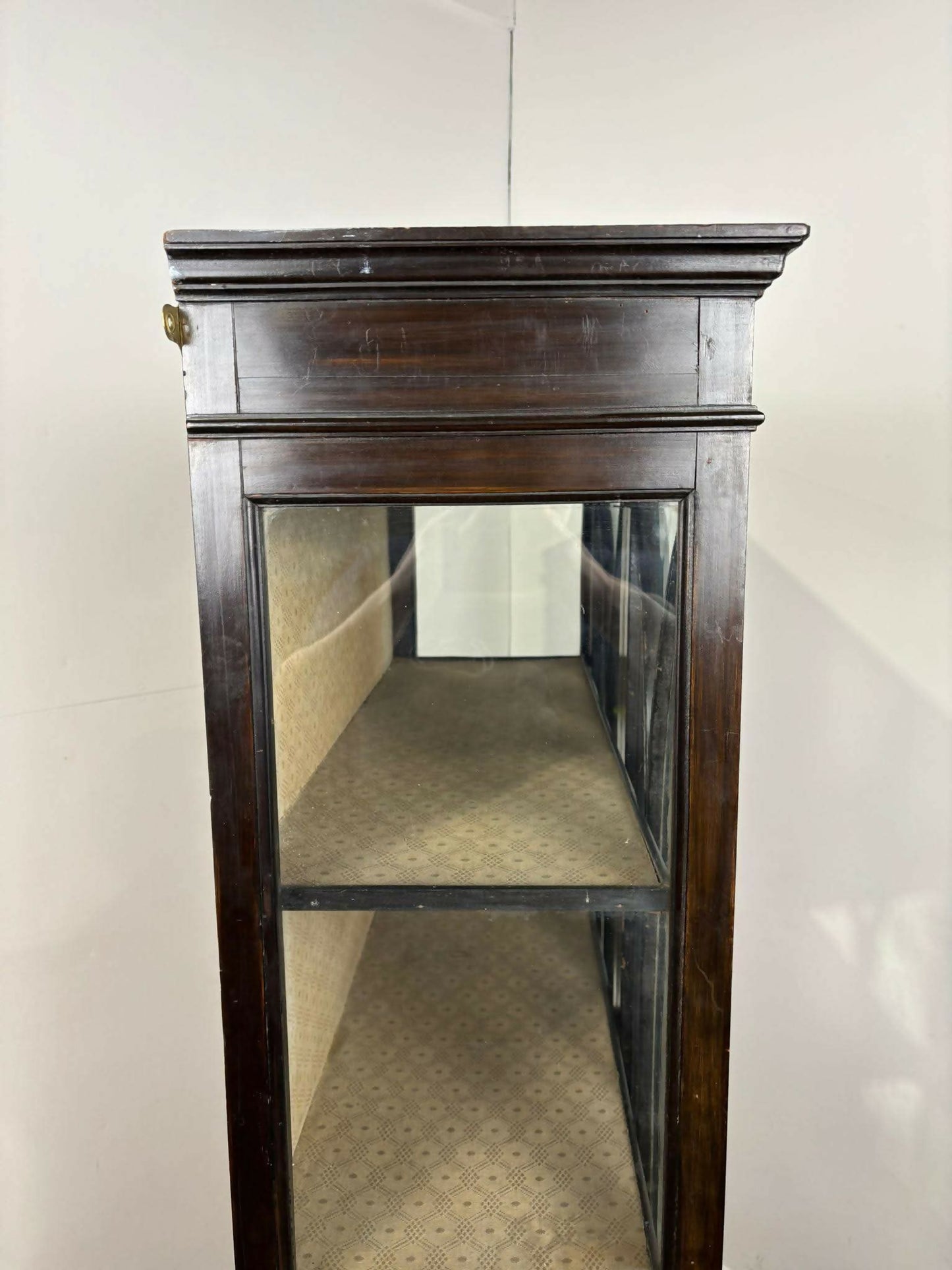 Edwardian Mahogany Inlaid Display Cabinet