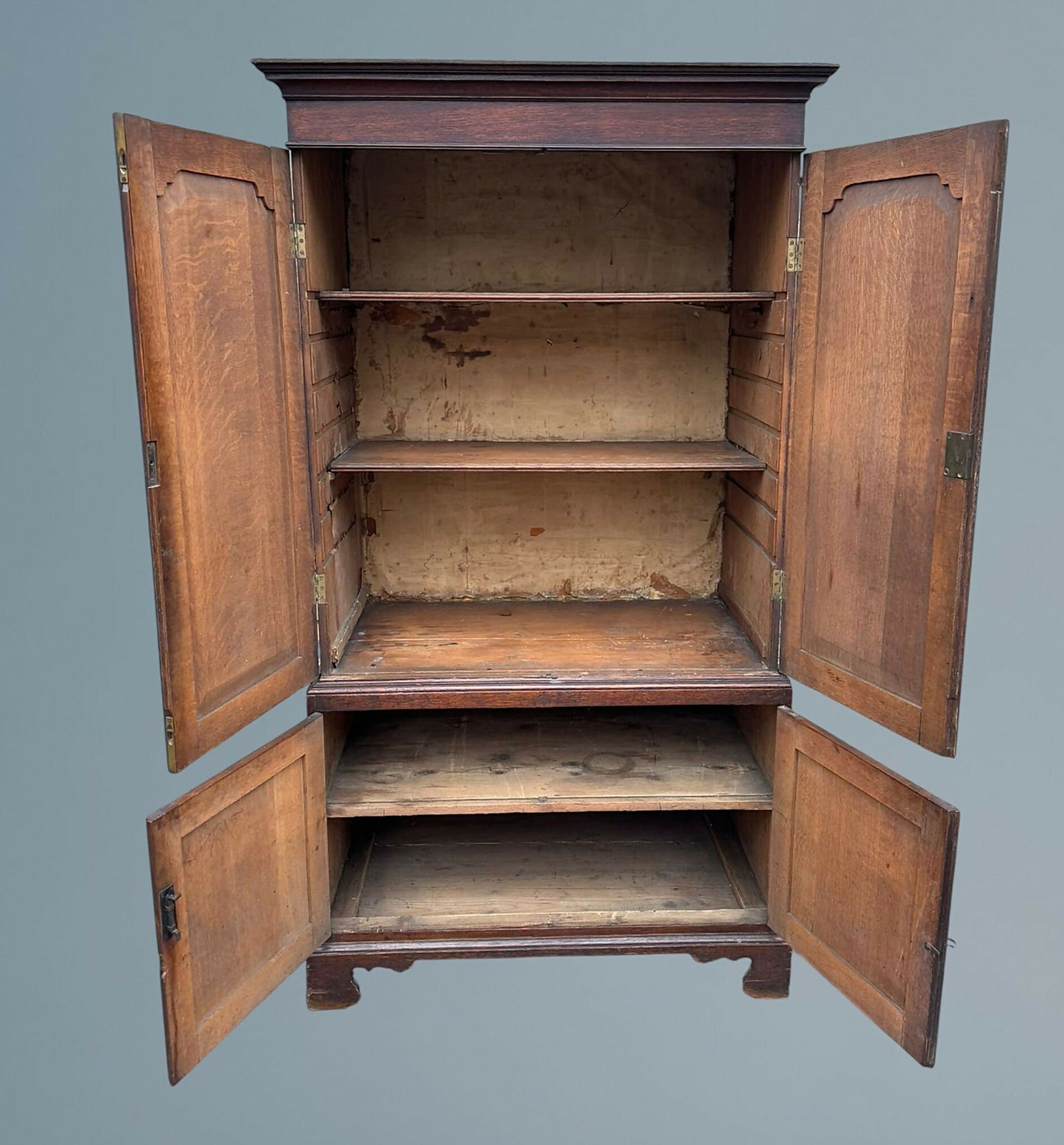 Oak Press Cupboard, Late 18th Century