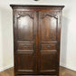 Antique French Carved Oak Wardrobe