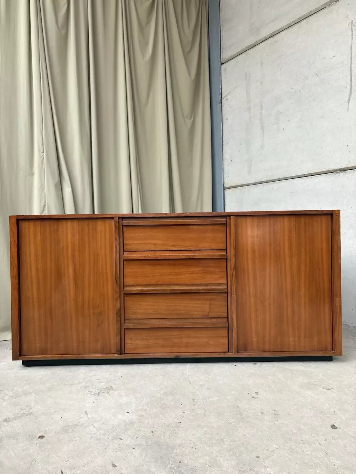 Vintage Late Mid Century Heals Sideboard Credenza Media Cabinet Unit Storage R1124