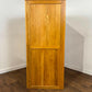 Modern Oak Two Door Wardrobe – Compact Hanging Wardrobe