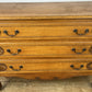 Chest of Drawers Vintage French Louis Oak 3 Drawers Carved Cabinet LOT 6259