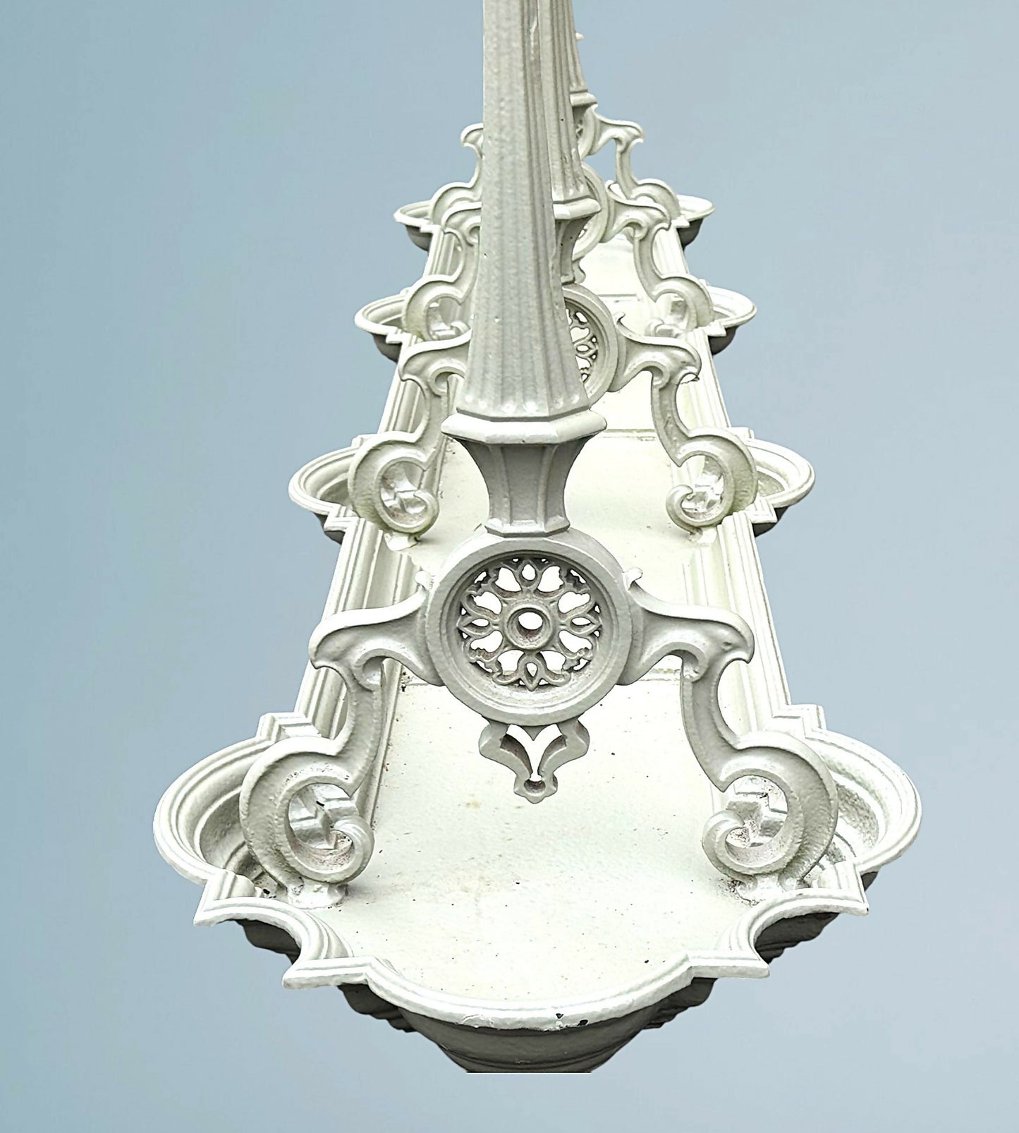 A Large Antique French Cast Iron Umbrella / Stick Stand