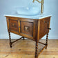 Bathroom Vanity Unit Made to Order Vanity Unit Custom Made Bathroom Furniture Antique Traditional Bathroom Washstand Basin Unit