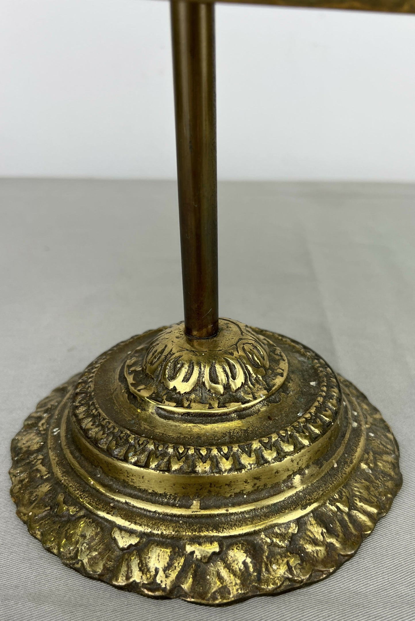 Fireplace Set Vintage French Style Brass 5 Piece Companion Set LOT 6445