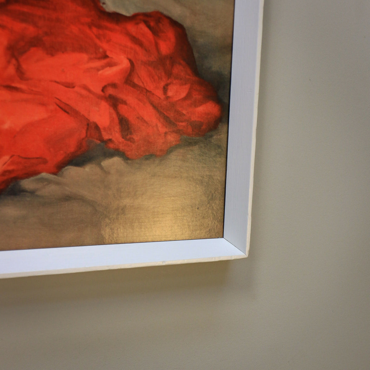 The Fire Dance, by Francisco Rodriguez Sanchez Clemente Mid Century Red Dress