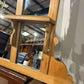 Antique Style Pine Over mantle Mirror