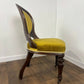 Victorian Spoon Back Upholstered Nursing Chair