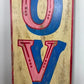 Rustic Style “LOVE” Fairground Sign