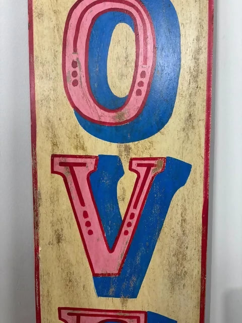 Rustic Style “LOVE” Fairground Sign