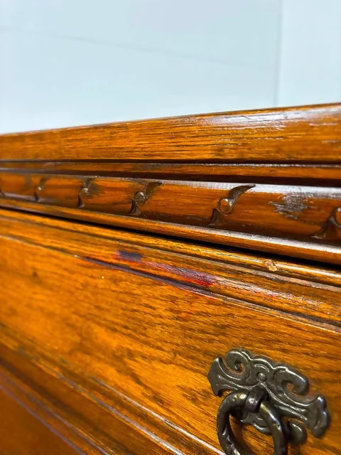 Old Charm Oak Sideboard by Wood Bros