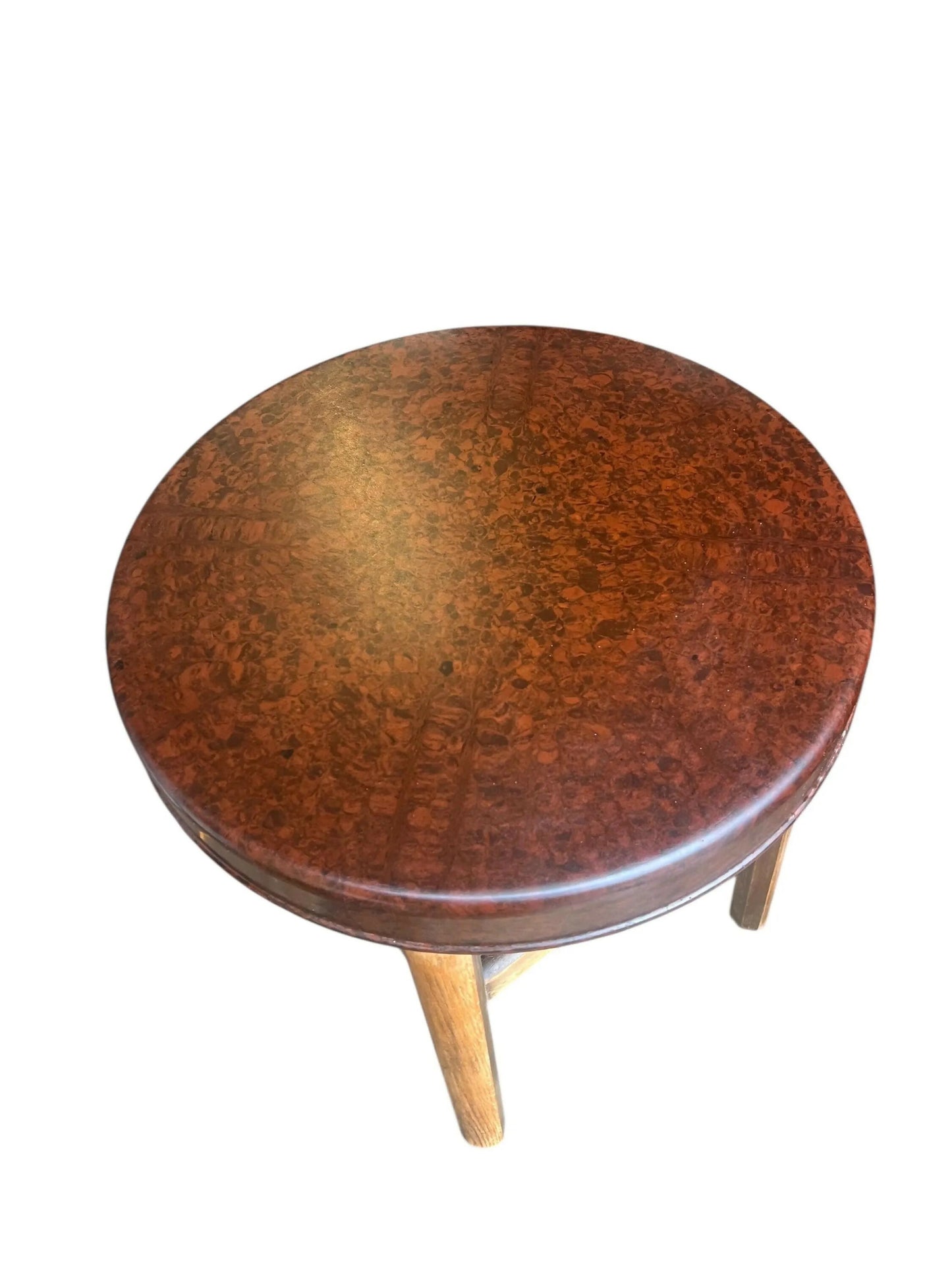Art Deco Elm and Bakelite circular occasional table