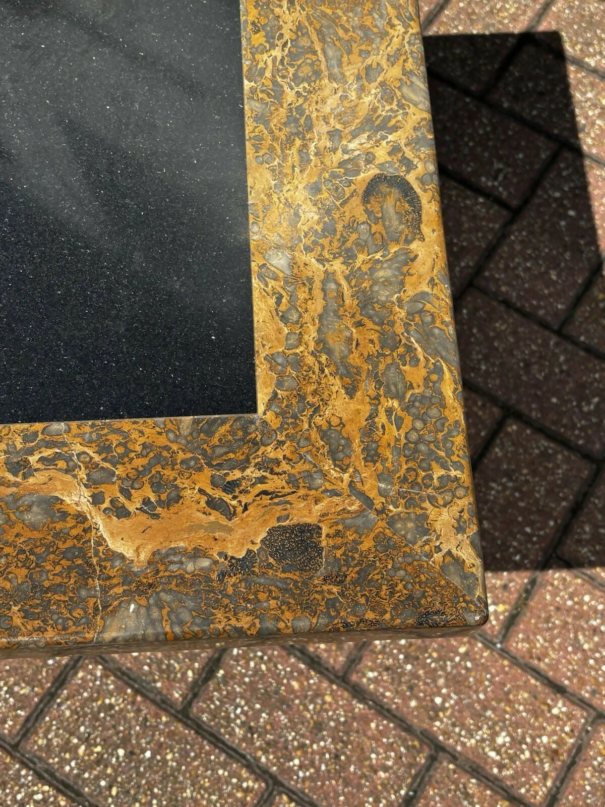 Vintage Italian Marble Coffee Table & Matching Lamp Table