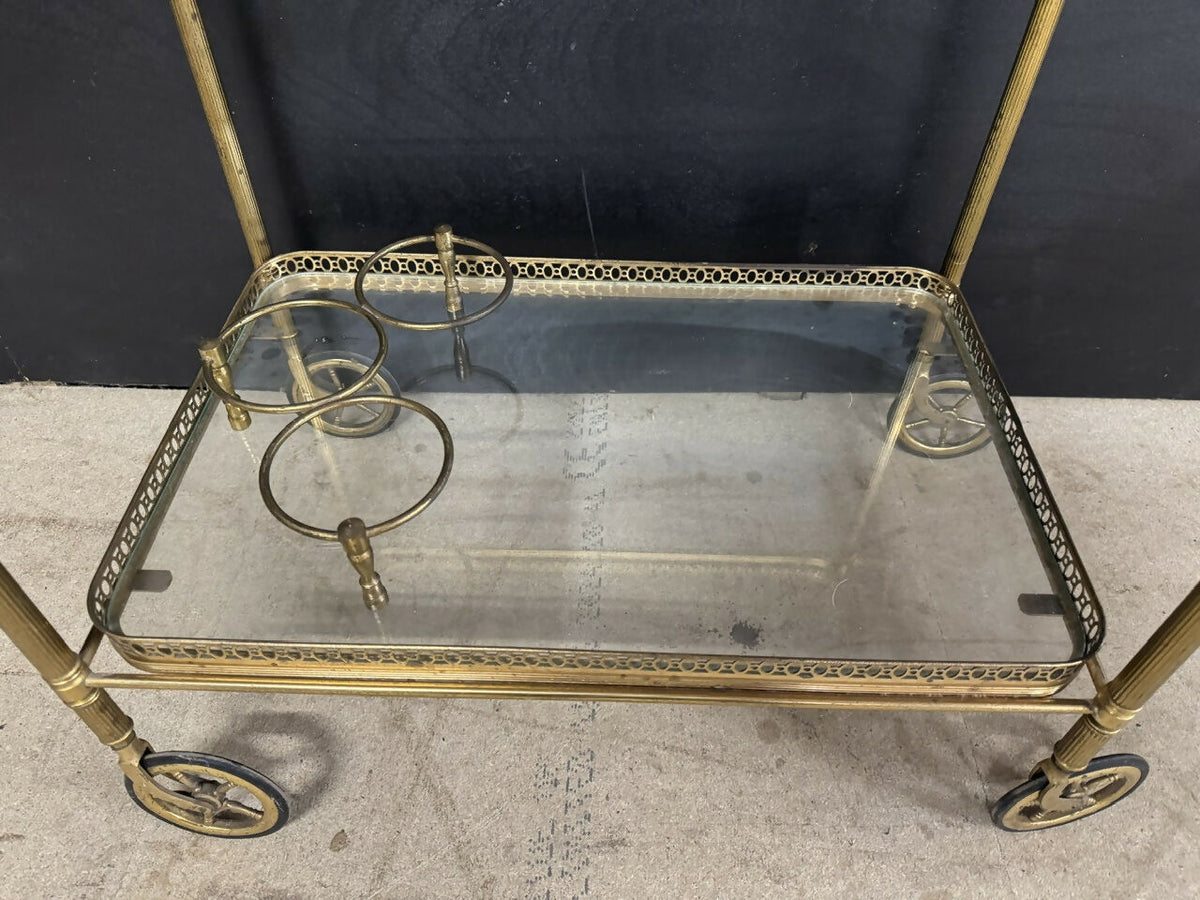 French Brass Cocktail Trolley