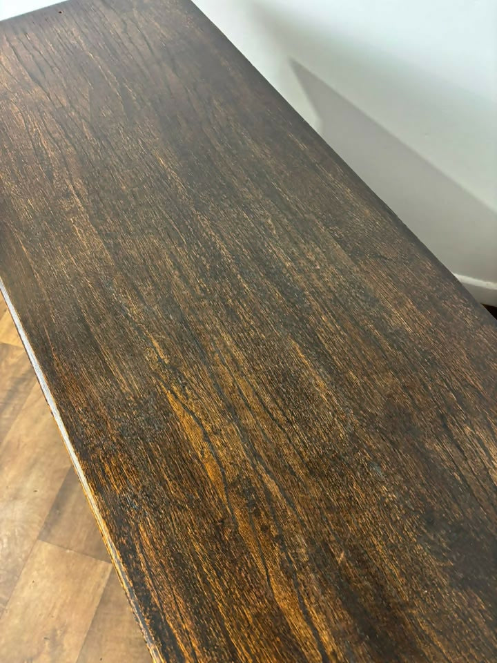 Vintage Dark Oak Sideboard