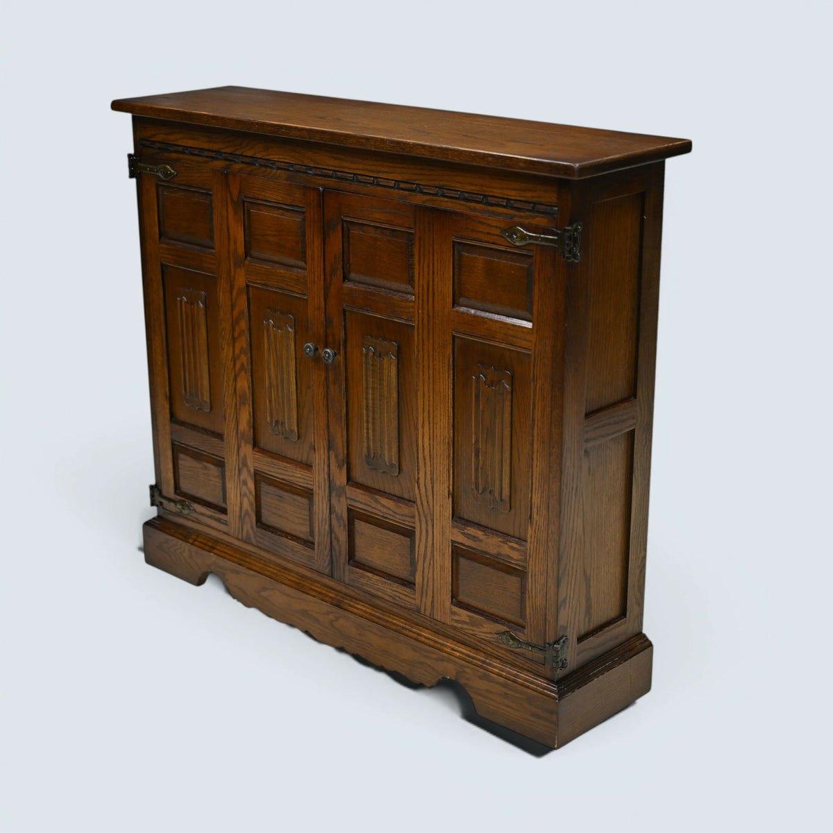 Old Charm CD Storage Cabinet For 238 CDs Light Oak Finish FREE UK Delivery*