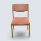 4 G Plan Style Dining Pink Upholstered Retro Velour Chairs FREE UK Delivery*