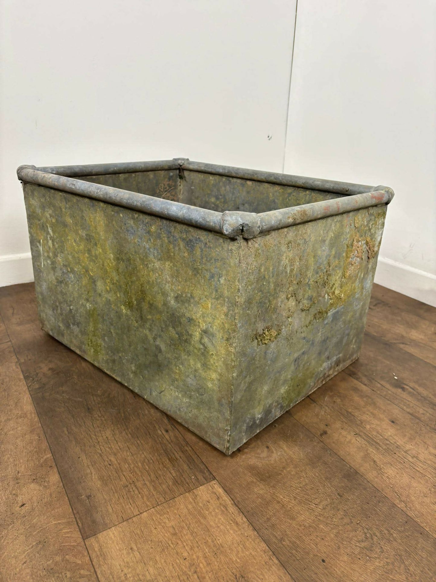 Vintage Galvanised Planter
