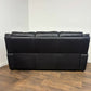 Albion Static Faux Leather Three Seater Sofa