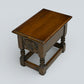 Old Charm Oak Slipper Box Footstool Foot Stool Table Light Oak Free Delivery